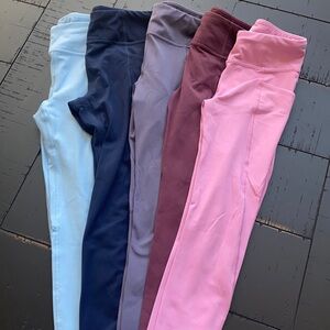 Athleta Girl - Bundle of 5 High Rise Stash Your Treasures Leggings -Sz Small (7)